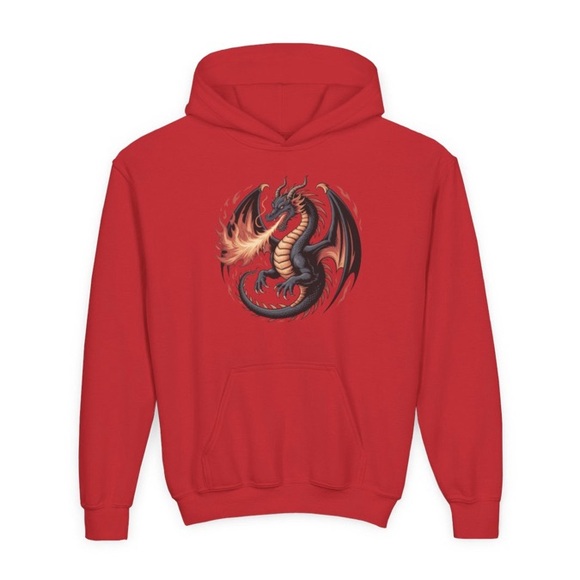 Red Dragon Graphic Men's Sweater